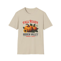 Fall Ready Pumpkin Unisex T-Shirt, Cozy Autumn Tee, Harvest Festival Shirt, Halloween Apparel, Casual Fall Wardrobe