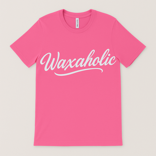 Waxaholic T-Shirt – Bold Script Tee for Wax Melt Lovers | Bella+Canvas 3001 Unisex Fit